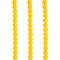 John Bead Czech Glass White Alabaster Velvet Round Bead 3 Strands